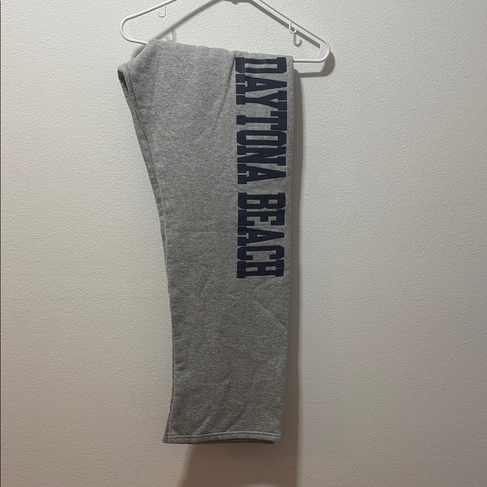 Gray Sweatpants with pockets medium women’s Daytona Beach Print